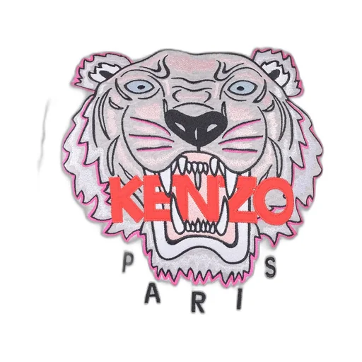 Embroidered Tiger Head Logo Dress