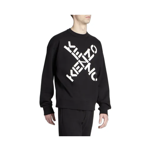 Sport Big X Logo Print Sweatshirt