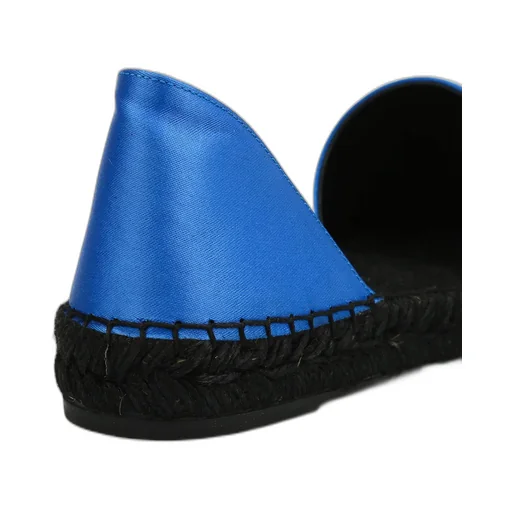 Logo Satin Flats
