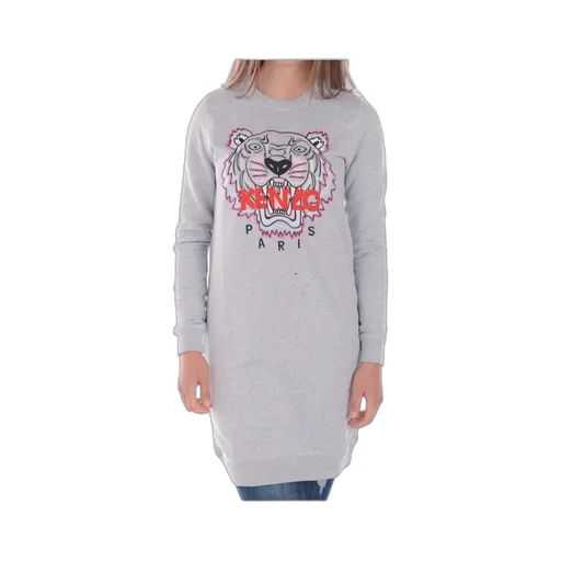 Embroidered Tiger Head Logo Dress