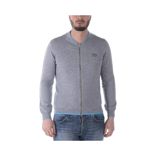 Zipper Open Knitted Cardigan