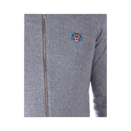 Zipper Open Knitted Cardigan