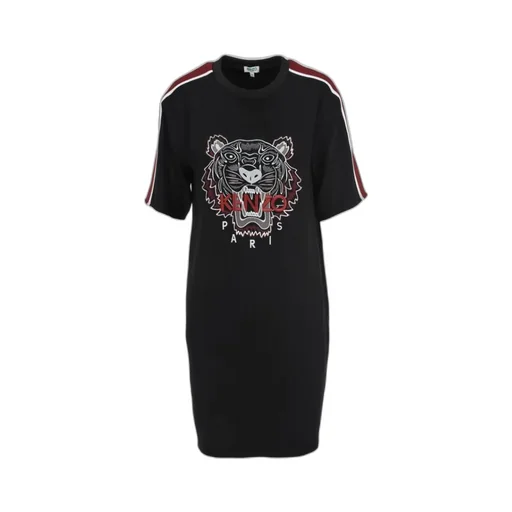 Tiger Head Embroidered Dress
