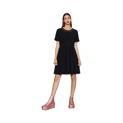 Horn-Shaped Mini Dress