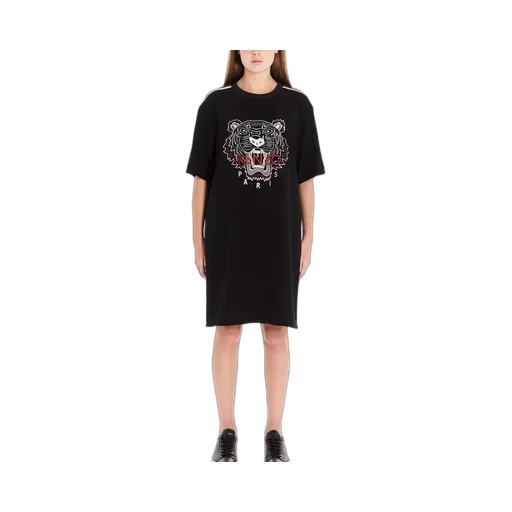 Tiger Head Embroidered Dress