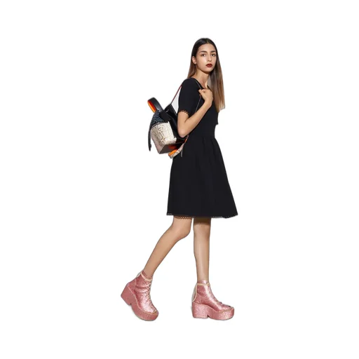 Horn-Shaped Mini Dress