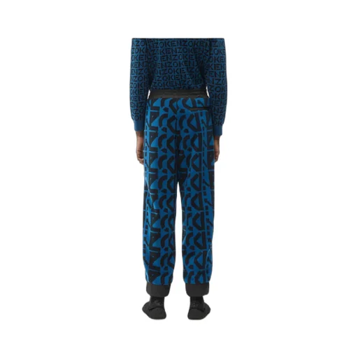 Monogram-Print Fleece Track Pants