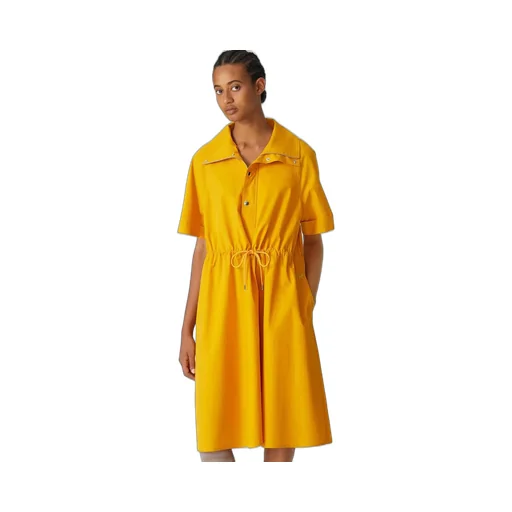 Short-Sleeved Midi Dress