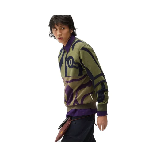 Tiger Intarsia-Knit Jumper