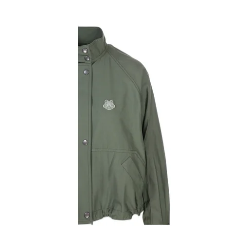 Cropped Tiger Patch Jacket