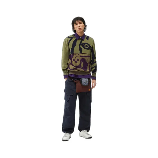 Tiger Intarsia-Knit Jumper