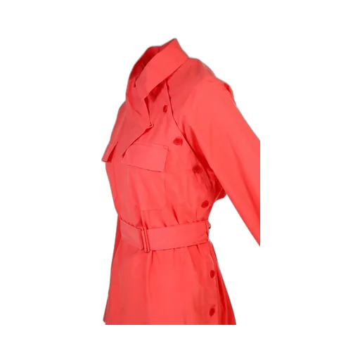 Asymmetric Neckline Belted Shirt Dress