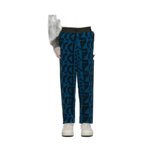 Monogram-Print Fleece Track Pants