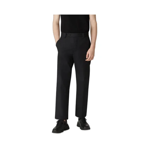 Straight-Leg Cropped Pants