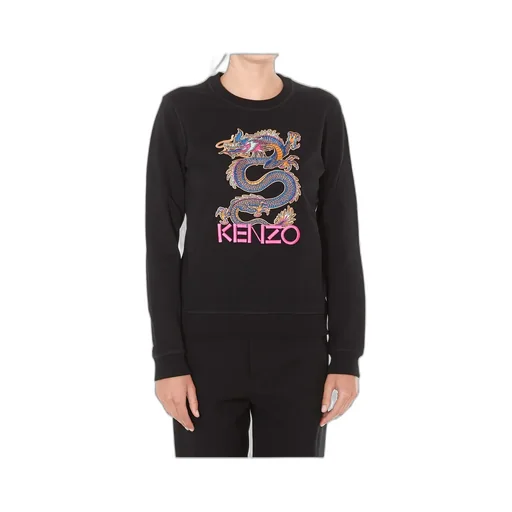 Embroidered Dragon Logo Sweater