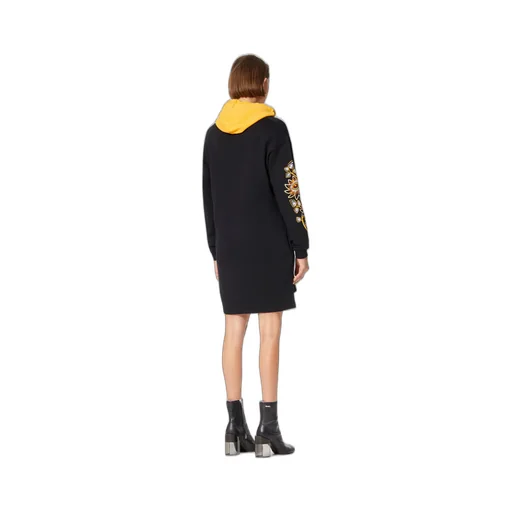 Embroidered Flower Logo Dress