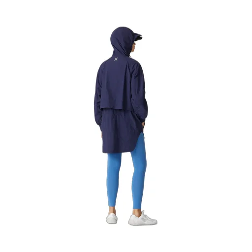 Hooded Parka With Little X Logo