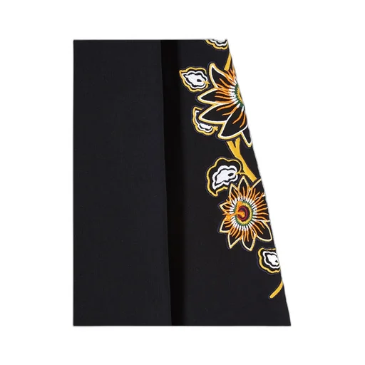 Embroidered Flower Logo Dress