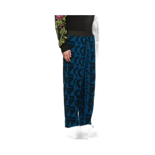 Monogram-Print Fleece Track Pants