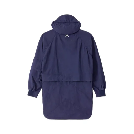 Hooded Parka With Little X Logo