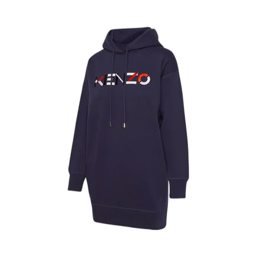 Embroidered Long Logo Hoodie