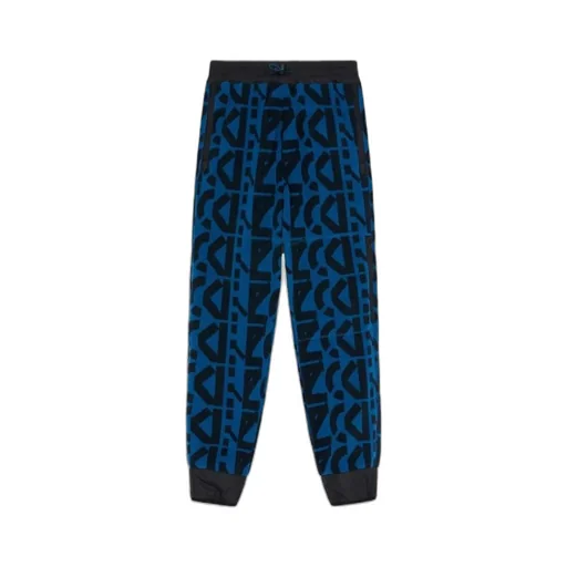 Monogram-Print Fleece Track Pants
