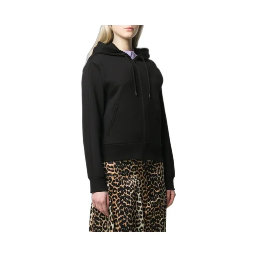 Logo Printed Hooded Coat