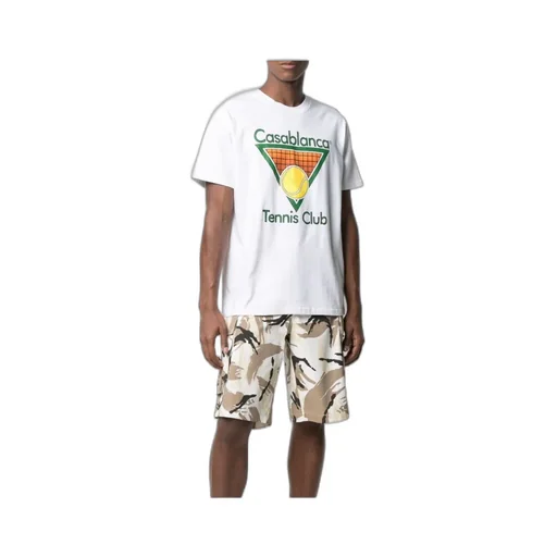 Tropic Camo Print Cargo Shorts