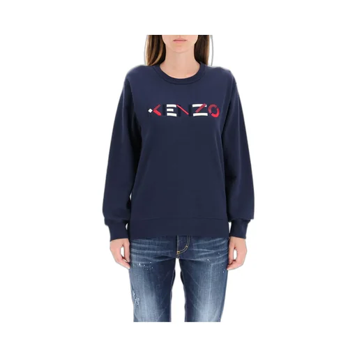 Embroidered Logo Crew Neck Sweatshirt