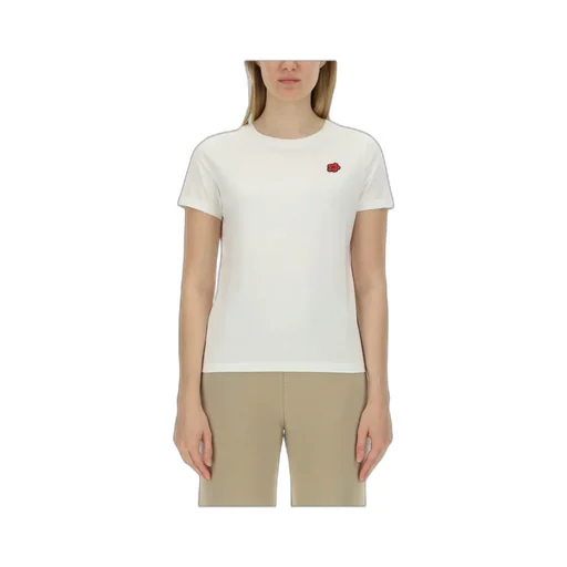 Boke Flower Embroidered Crewneck T-Shirt
