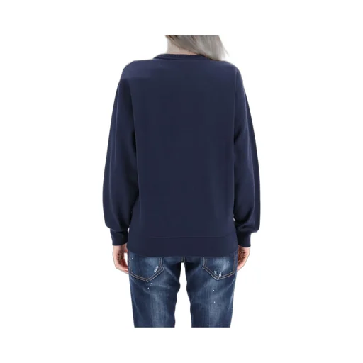 Embroidered Logo Crew Neck Sweatshirt