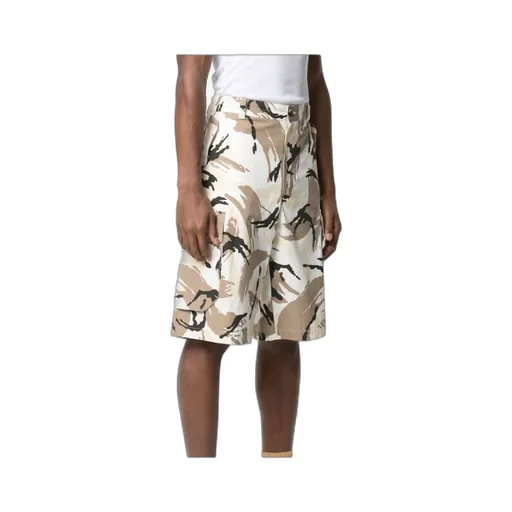 Tropic Camo Print Cargo Shorts
