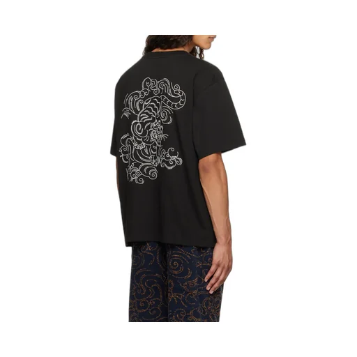 Embroidered Motif Crewneck T-Shirt