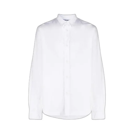 Tiger Embroidered Button-Front Shirt