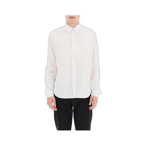 Tiger Embroidered Button-Front Shirt