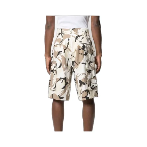 Tropic Camo Print Cargo Shorts