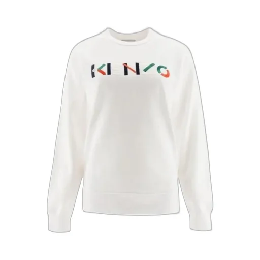Logo Embroidered Round-Neck Sweatshirt