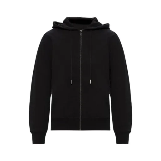 Embroidered Tiger Zip-Up Hoodie
