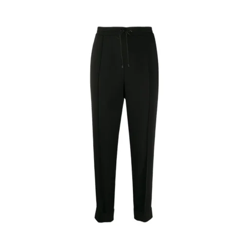 Pleated Tapered-Leg Trousers