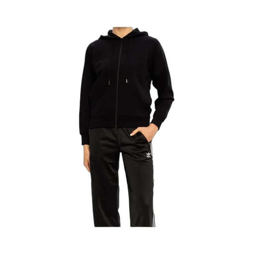 Embroidered Tiger Zip-Up Hoodie
