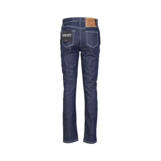 Contrasting Stitching Skinny Jeans