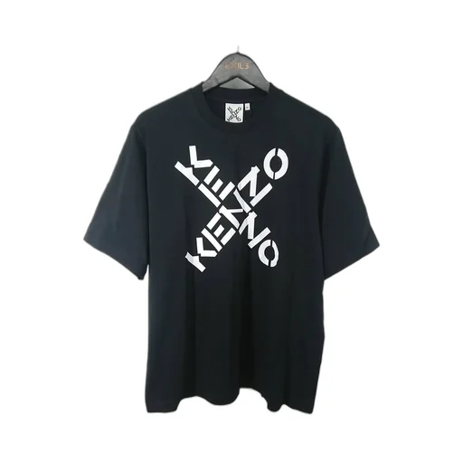 Crossed Logo Crew-Neck T-Shirt