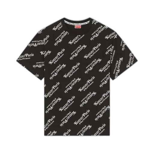All-Over Logo Printed Crewneck T-Shirt