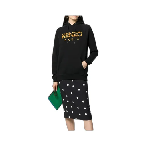 Logo Embroidered Hooded Sweater