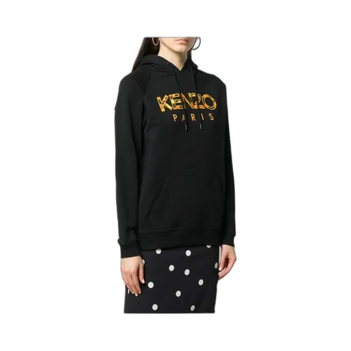 Logo Embroidered Hooded Sweater