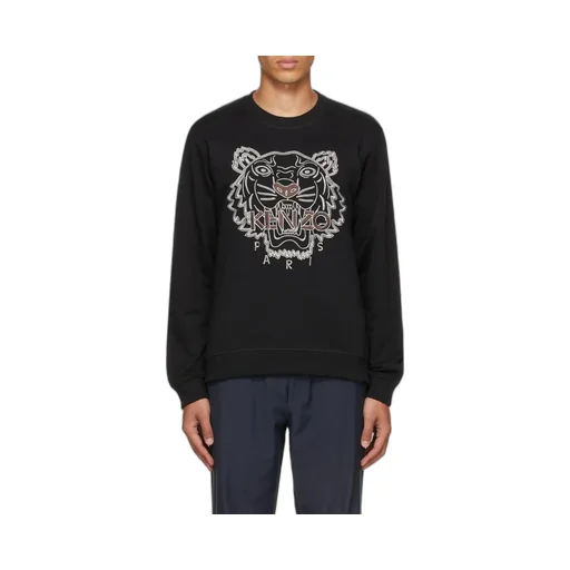 Embroidered-Tiger Sweatshirt