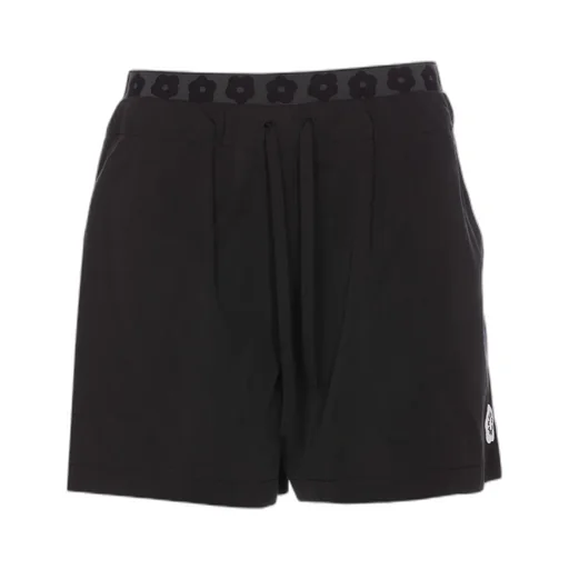 Boke Flower Embroidered Drawstring Shorts