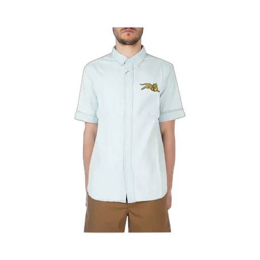 Tiger Embroidered Patch Shirt