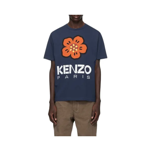 Boke Flower Printed Crewneck T-Shirt