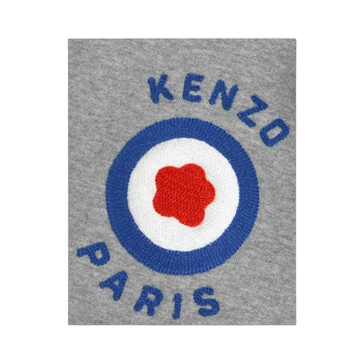 Target Logo-Embroidered Zipped Hoodie